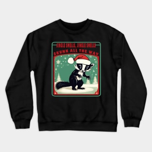 Skunk Christmas Crewneck Sweatshirt